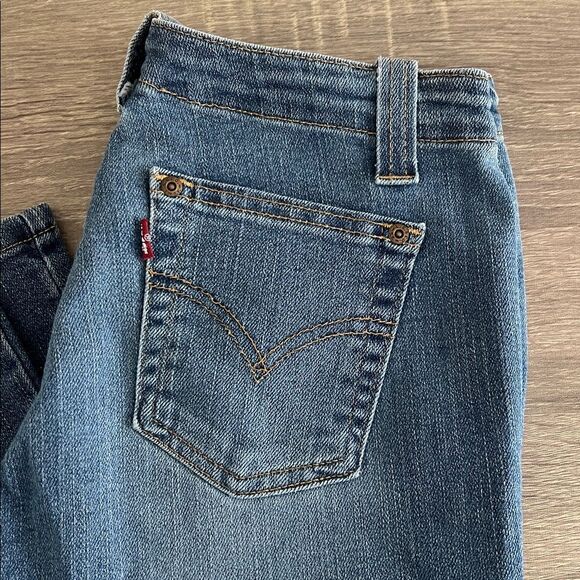Vintage 90s Levi’s Ultra Low Rise Flare Denim Jeans - Picture 9 of 13